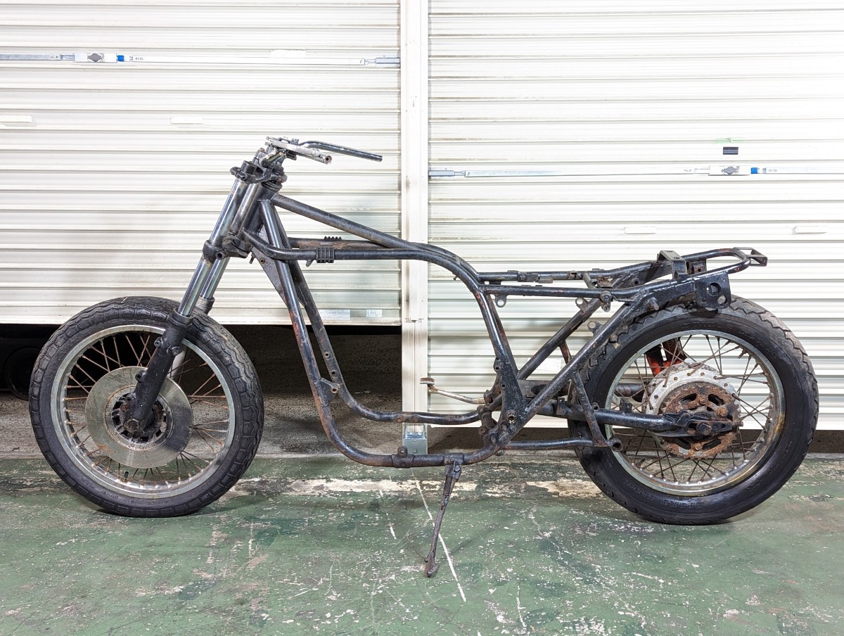 GS400 AAA ハス切り マフラー ステンレス / トリプルA GS400E インナー