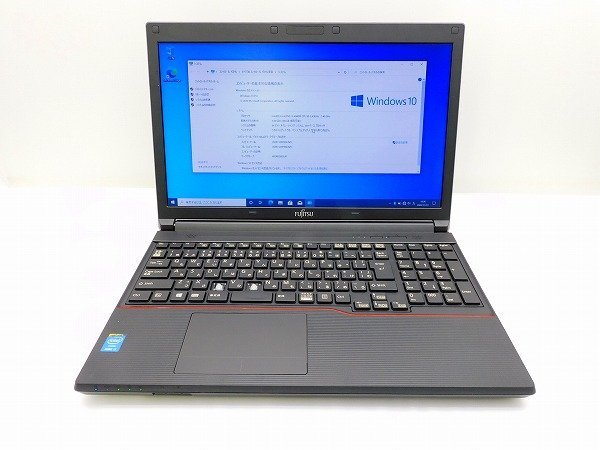 △富士通 LIFEBOOK A574/HX FMVA05010P Core i3 4000M 2.4Ghz 4GB 500GB(HDD) DVDマルチ 15.6インチ HD 1366×768 Windows 10 Pro