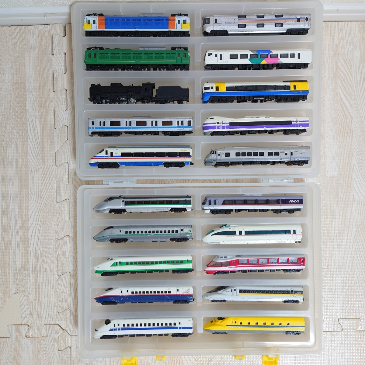 1円 トレーン 専用ケース付き 大量 20両セット Nゲージ 鉄道模型