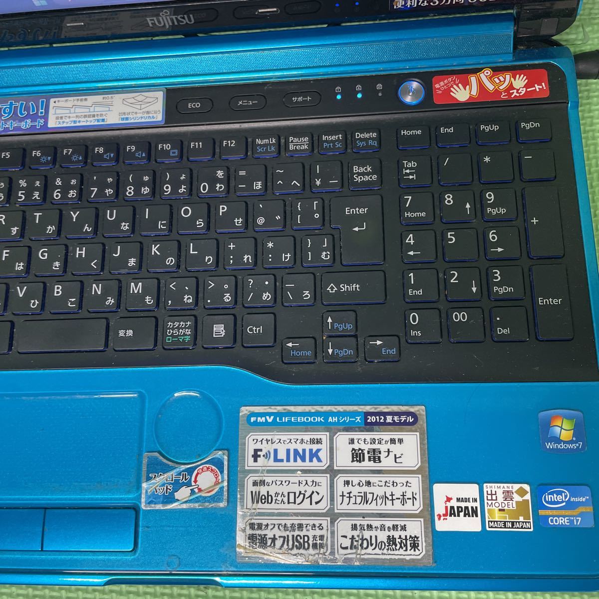 M3-86】Windows11/新品SSD240GB【FUJITSU LIFEBOOK AH56/H】Core i7