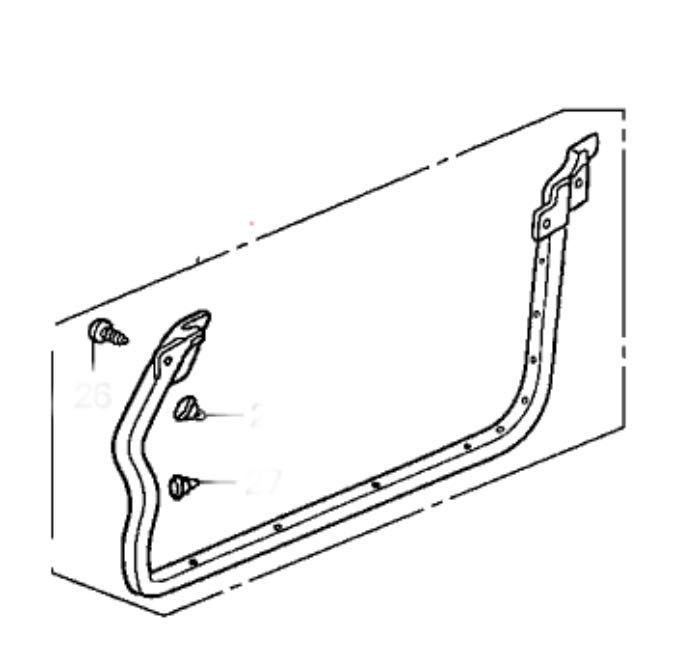 ホンダ純正 S2000 ドア用 ウェザーストリップ左右セット AP1 AP2