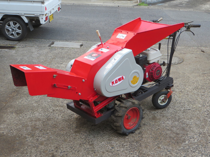 藁カッター 残幹 シュレッダー チッパー ワラ わら 自走式 長野県東御