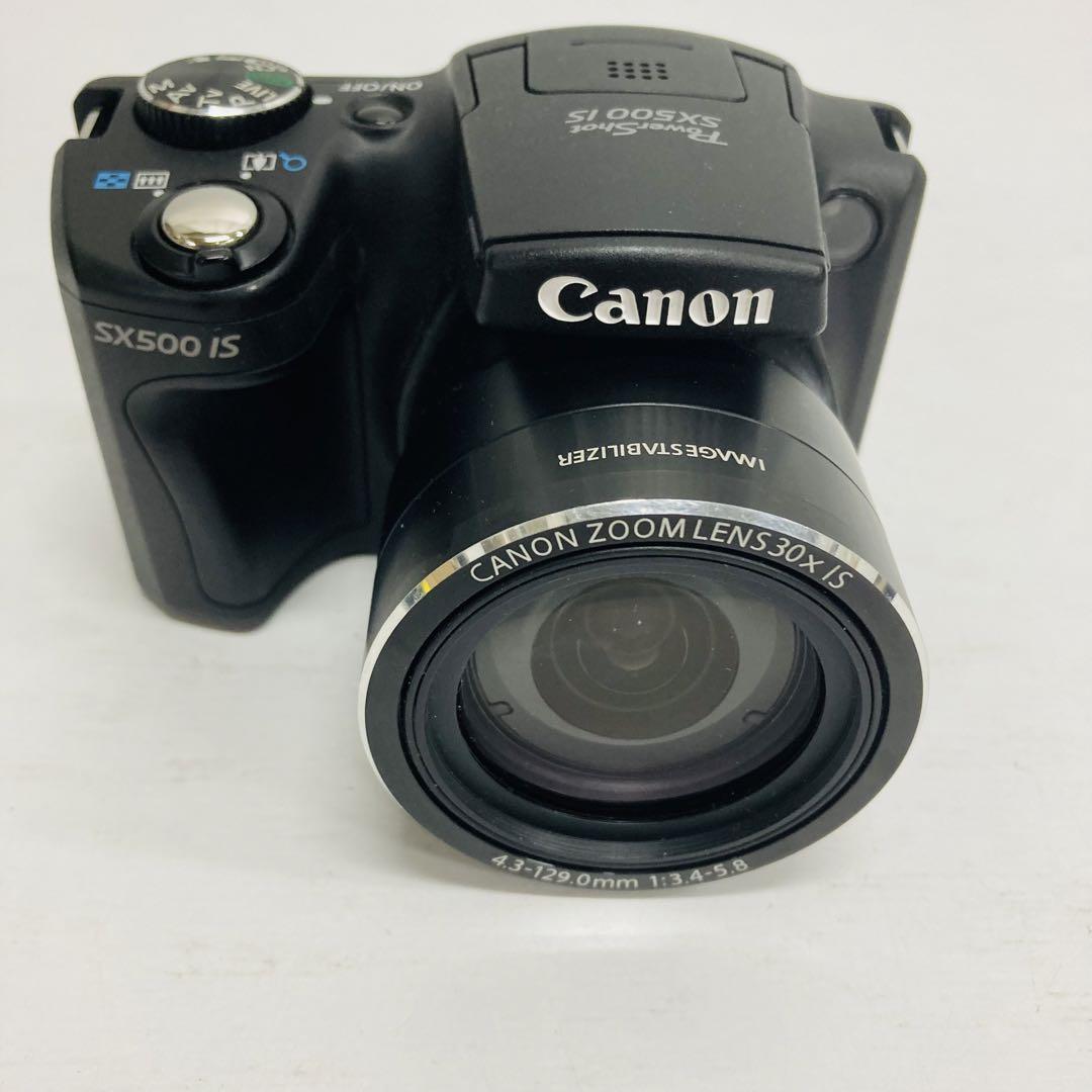 1円 美品 キャノン SX500IS パワーショット デジタルカメラHC697 Canon