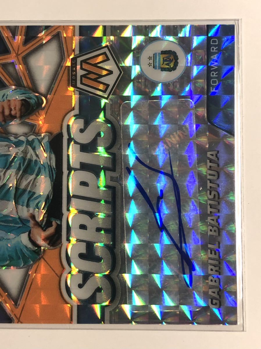 直筆サインカード バティストゥータ panini SCRIPTS PRIZM