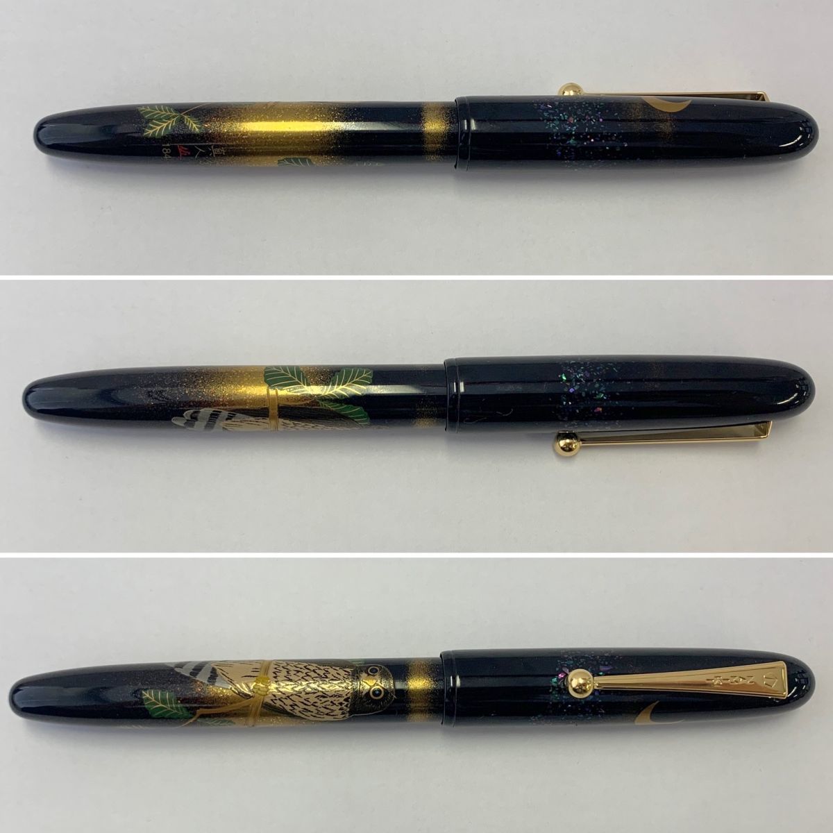 G451-K43-562 NAMIKI ナミキ パイロット 万年筆 蒔絵 フクロウ ペン先 
