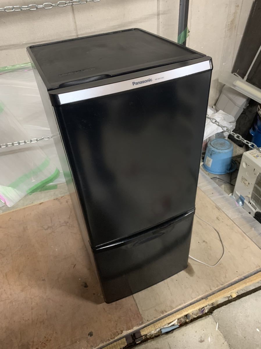 Panasonic パナソニック 2ドア冷蔵庫 NR-BW14BC-K 動作確認済み　冷凍冷蔵庫 京都市山科区発〜　2018年製