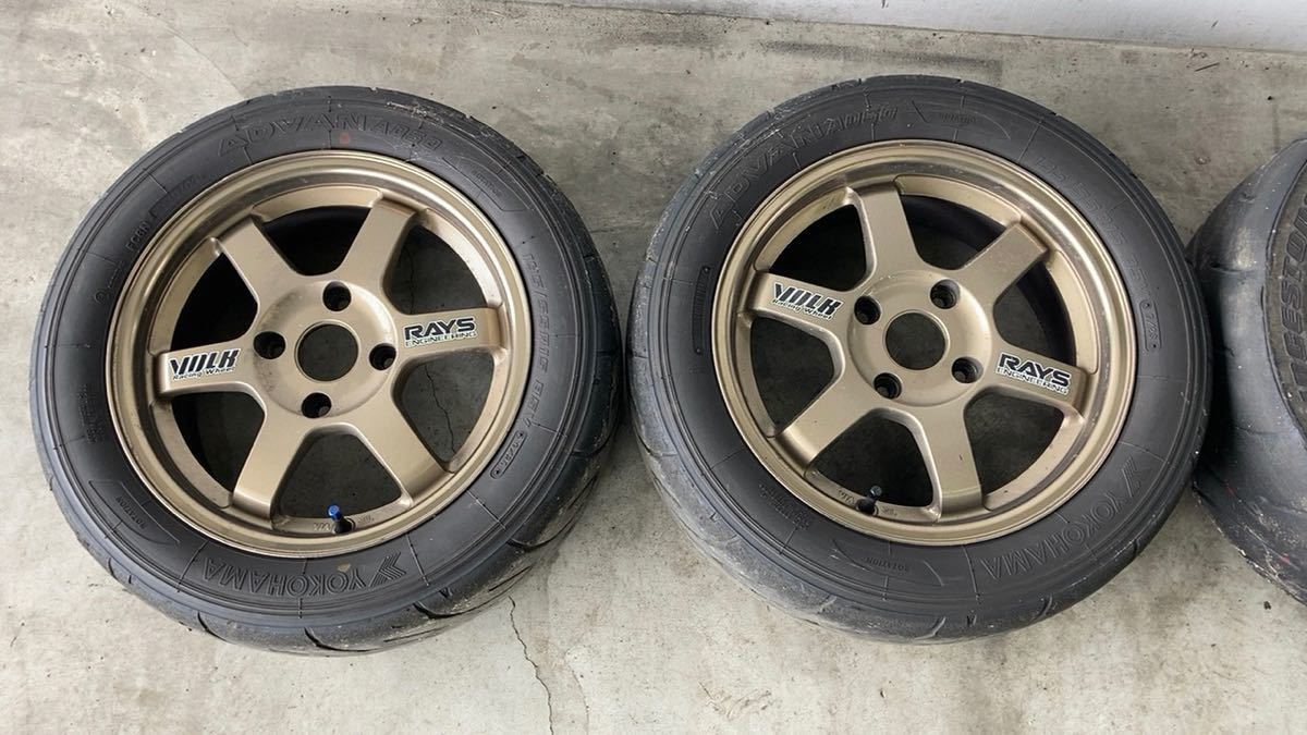 レイズ ボルクレーシング TE37 CUP ブロンズ ホイール アルミホイル 車