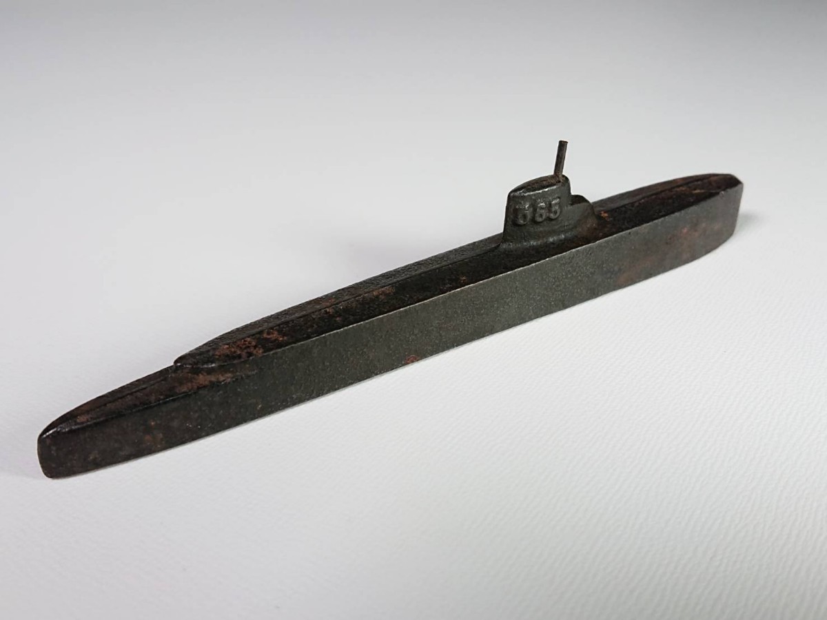 文鎮】海上自衛隊 潜水艦 あらしお & 掃海艇 軍艦 海軍 コレクション とら