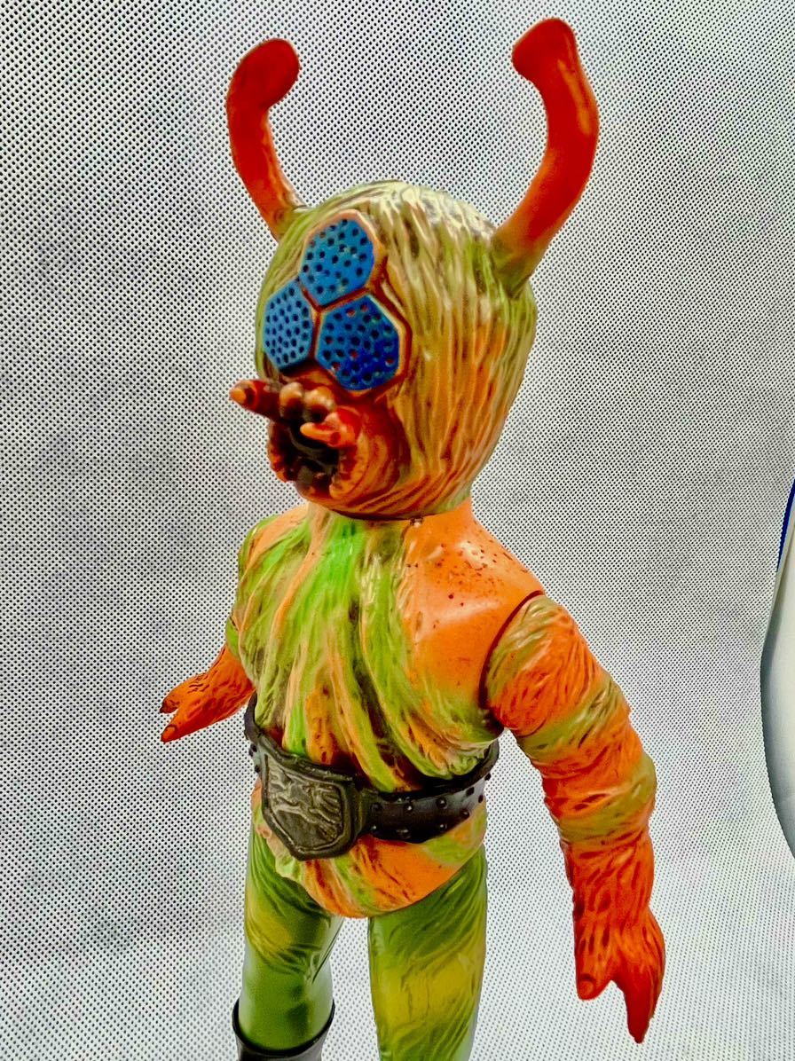 ソフビ 当時物 クモ男 旧バンダイ 仮面ライダー 石森章太郎 昭和レトロ
