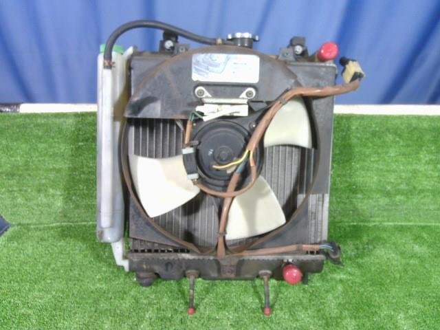 Ｂｅ－１ E-BK10 ラジエータ　電動ファン作動OK　漏れ無し　走行距離53292km　オートマ用　中古　