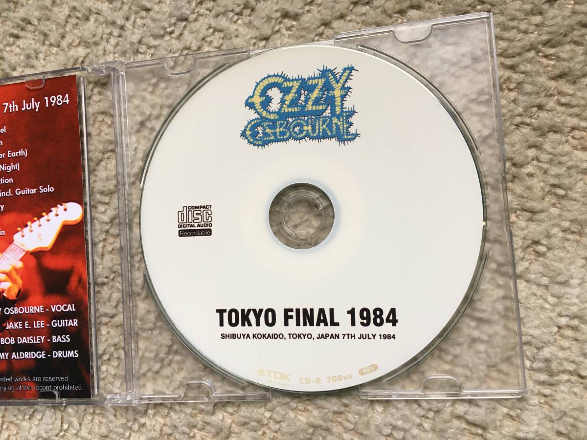 OZZY OSBOURNE / TOKYO FINAL 1984 (CDR)_3