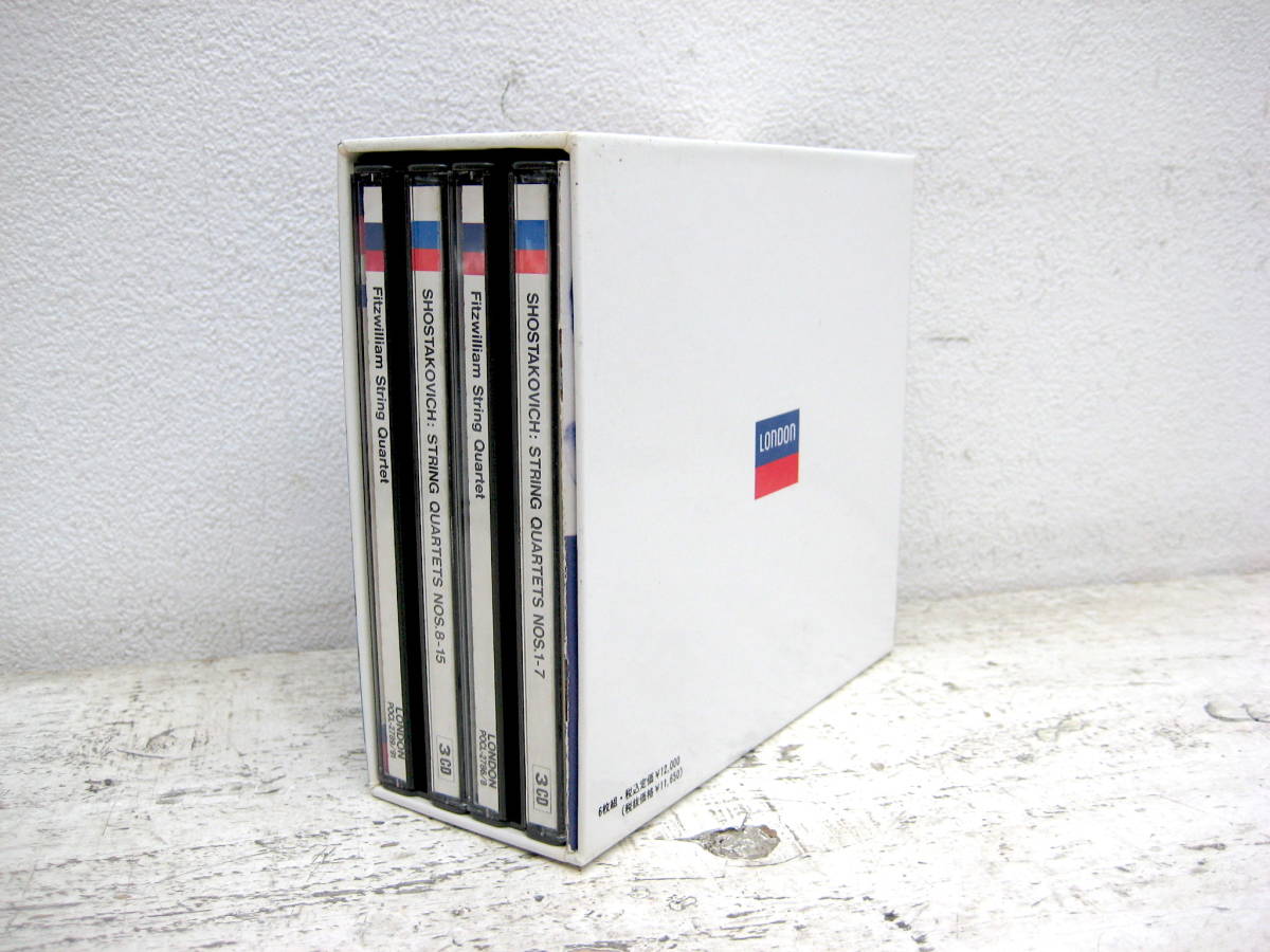 帯付 6CD BOX ショスタコーヴィチ :弦楽四重奏曲 全集 フィッツ
