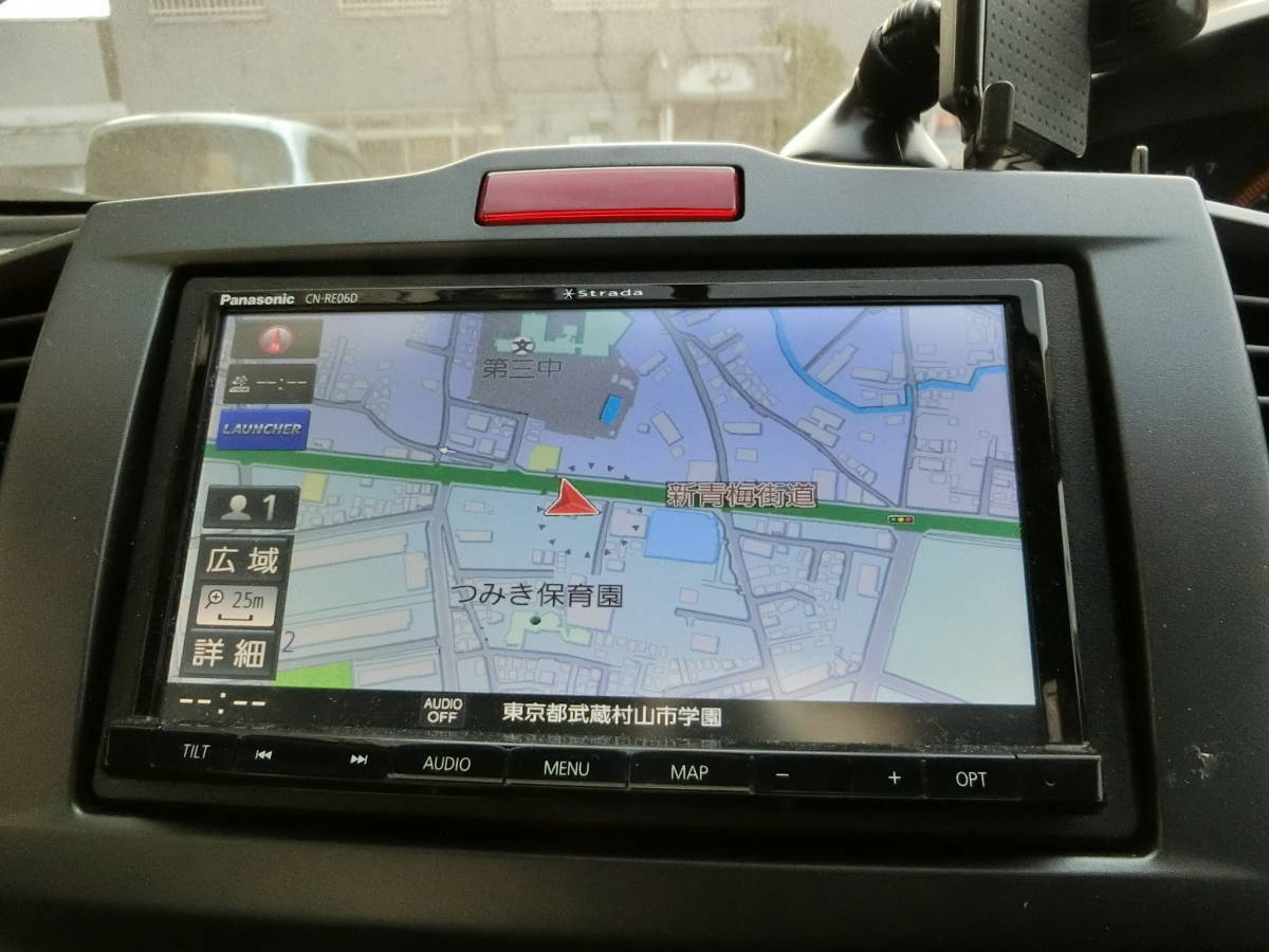 パナソニック ストラーダ CN-RE06D 地図データ 2019(メモリーナビ