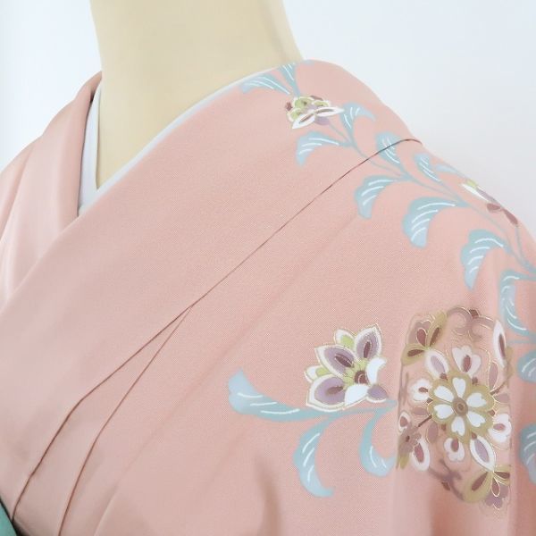 ゆめsaku 新品 仕付け糸付“風を味方に動き出す唐花と鳳凰と過ごす素敵