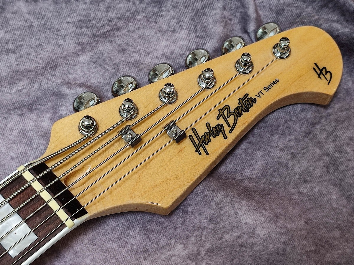 新品)ナット含む 全体調整済 HARLEY BENTON ギターベース bass V （検 