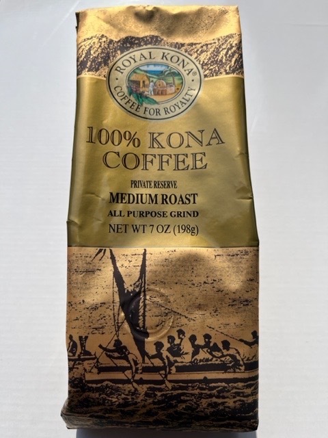 hts ROYAL KONA coffee ロイヤル コナコーヒー 100% 挽きタイプ 198g 