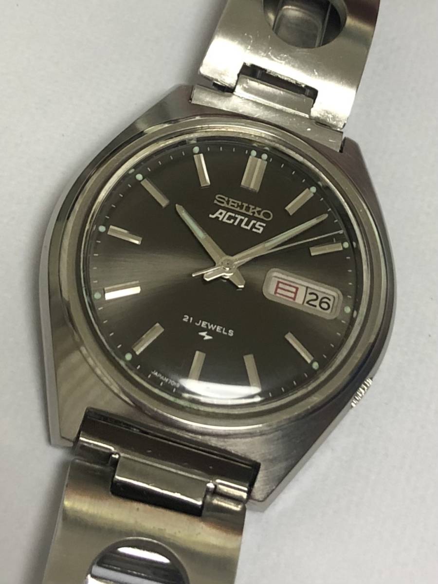 SEIKO 21石 セイコー ACTUS アクタス 5アクタス 自動巻き デイデイト 
