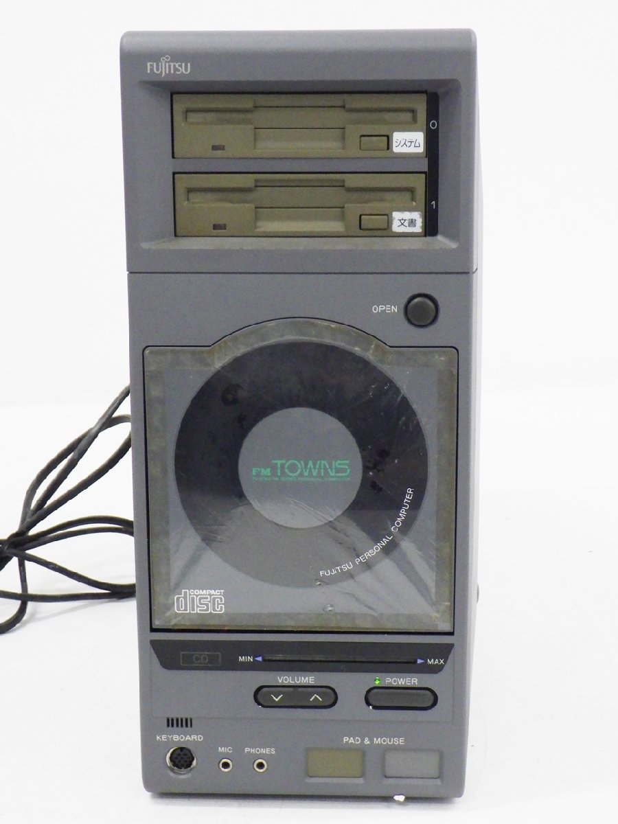 ○ 富士通 FUJITSU FM TOWNS モデル 20F 本体 FMTOWNS20F 【公式通販】