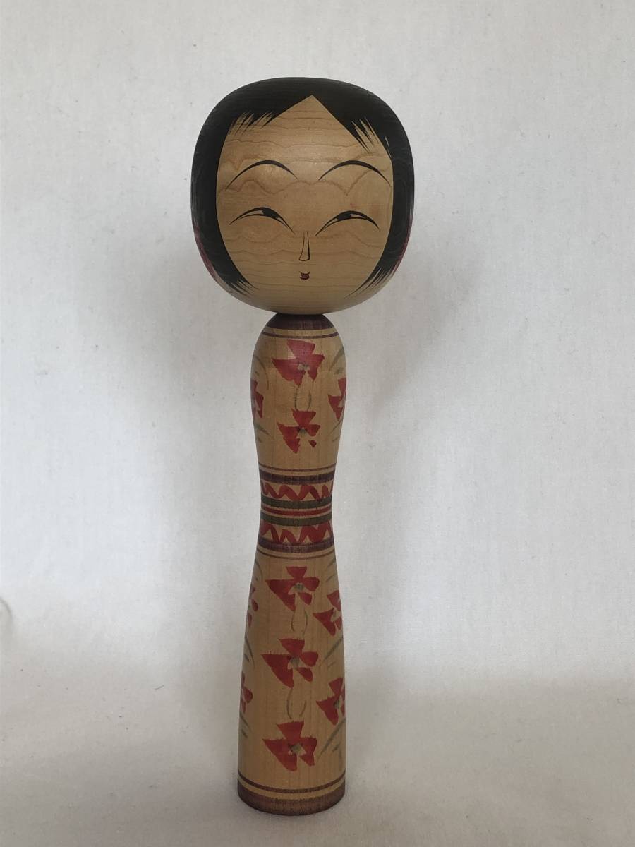 ✨特大36cm✨佐藤恵子作 遠刈田系伝統こけし 赤黒ペア ✨希少大型逸品！✨ 伝統こけし 遠刈田系 佐藤英太郎 作品（25.5cm） 佐藤英太郎 遠刈田