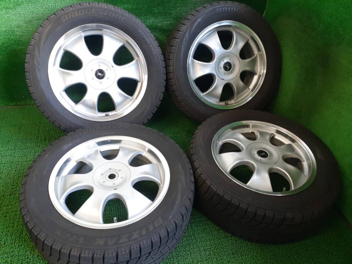 BSホイール 17×7 +38 225/55R17 ブリヂストン 冬 VRX 売切!!