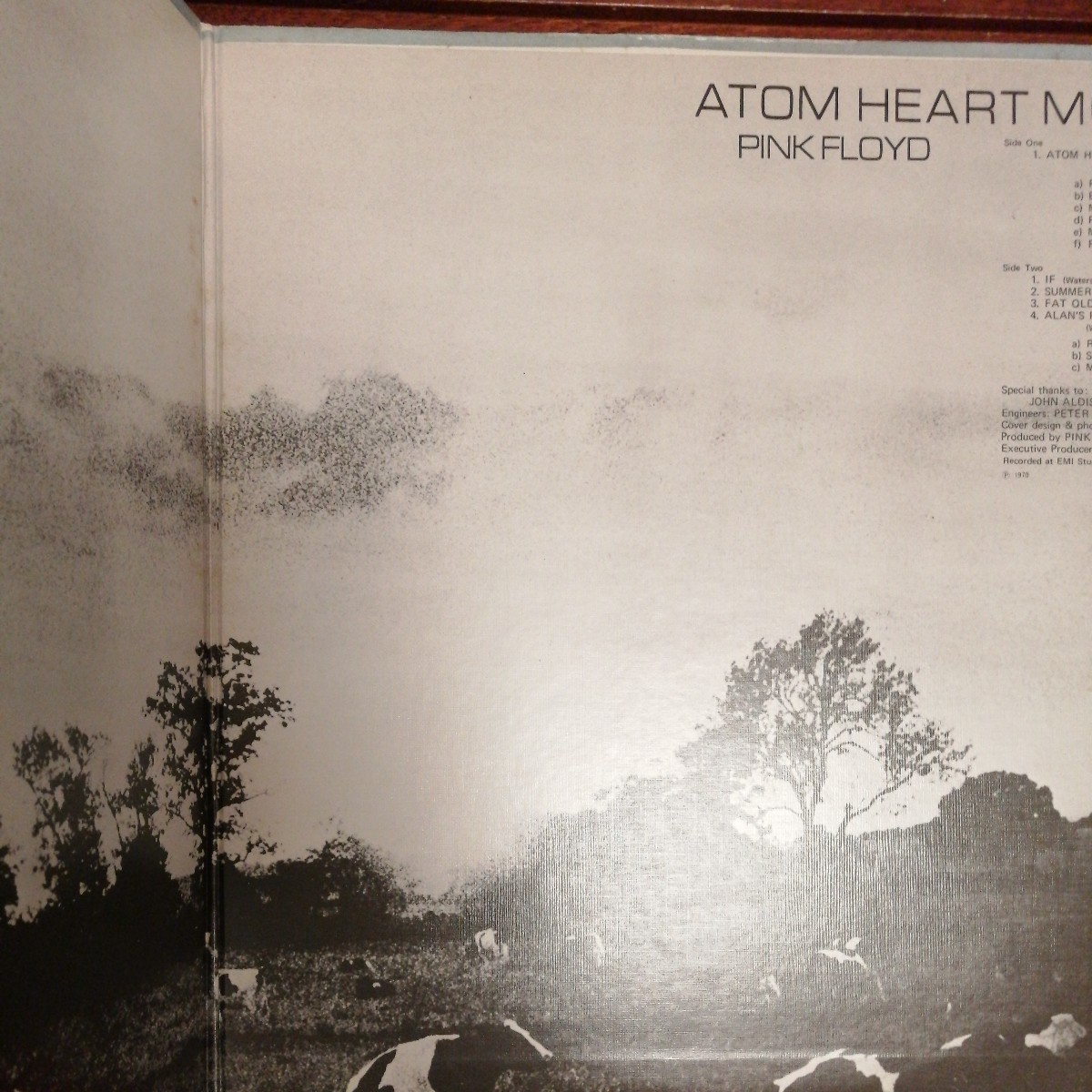 赤盤 red wax.原子心母 ピンク・フロイド PINK FLOYD Atom HEART 