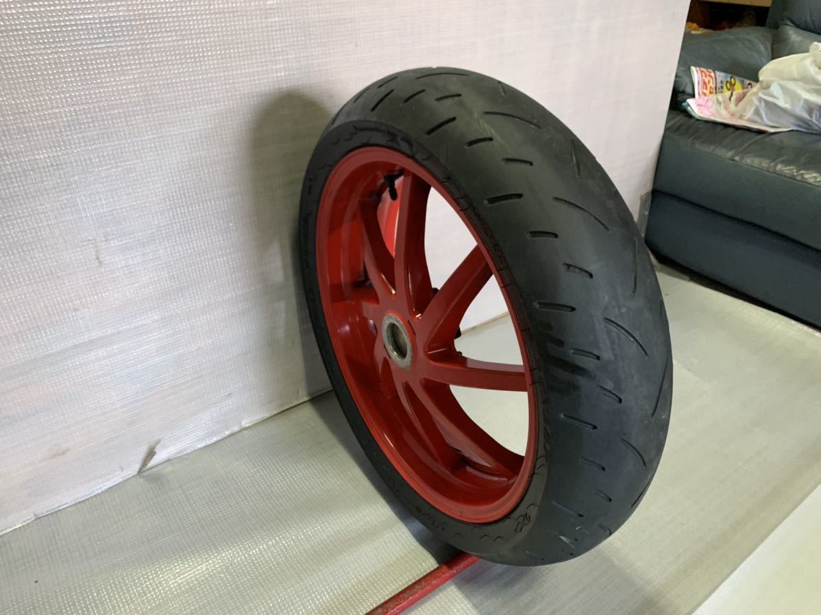 新品 NSR250R MC28 リアホイール 新品 純正スペンサー ワッシャー付