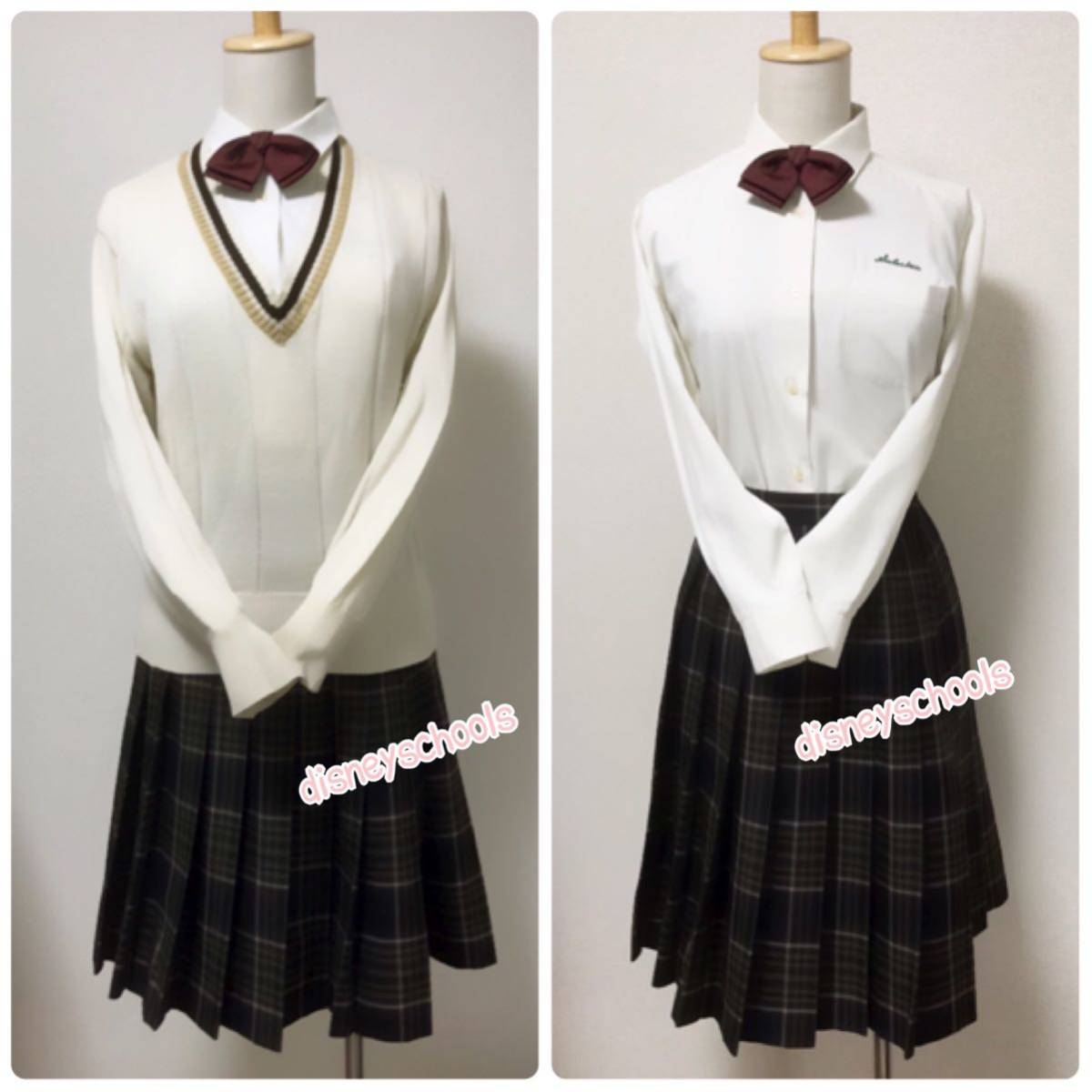 HYG1【宮崎県】日向学院中学・高校 女子制服 夏服・冬服フルセット 