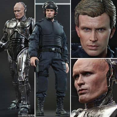 ホットトイズロボコップ(バトルダメージ版)&アレックス・マーフィ(2体