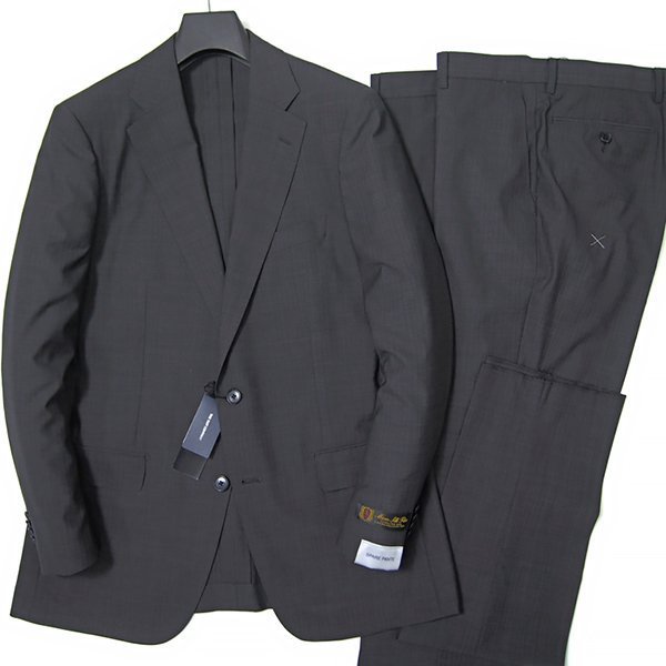 新品 スーツカンパニー 春夏 ストライプ ウール 2パンツ スーツ A5 (M