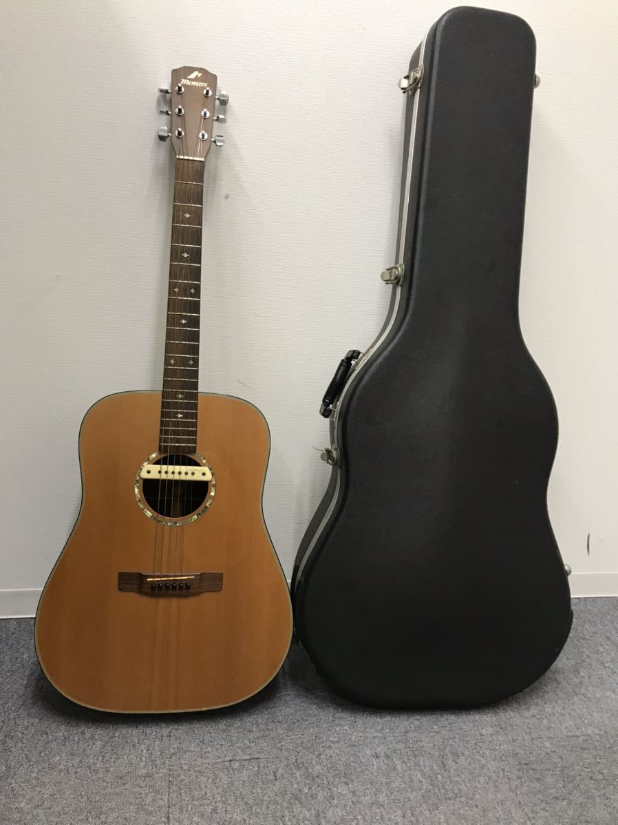 ksy-1240)(b3) Morris M801 モーリス アコースティックギター エレアコ