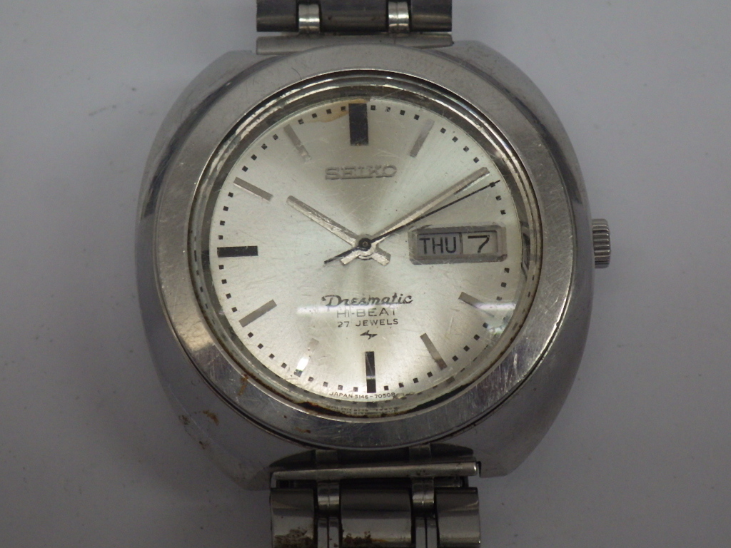  ジャンク SEIKO Presmatic HI-BEAT セイコー プレスマチック 自動巻き 腕時計 本体のみ 5146-7030(セイコー)｜売買されたオークション情報、yahooの商品情報をアーカイブ公開 - オークファン その他