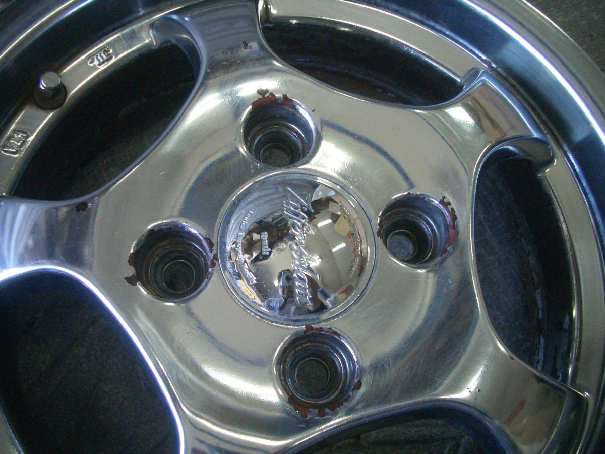 □□2303-BI1 Weds Ziffer blatt スパッタリング 13インチホイール 4.5  