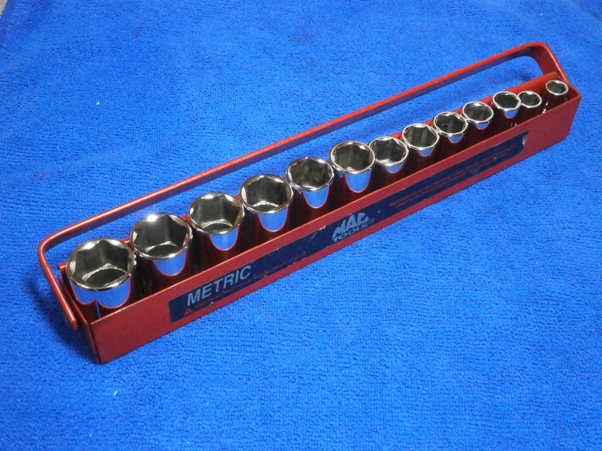 マックツール MAC TOOLS 差込3/8sq セミディープソケット 13個 セット 