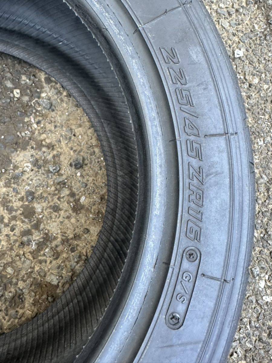 A050 225/45-16 GS 2本 A050 ADVAN 2本 アドバン M 中古ADVAN