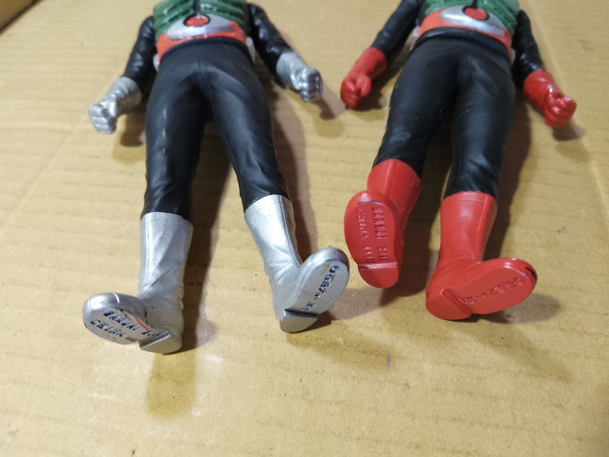 レジェンドライダーシリーズ 仮面ライダー 新1号 新2号 ソフビ 