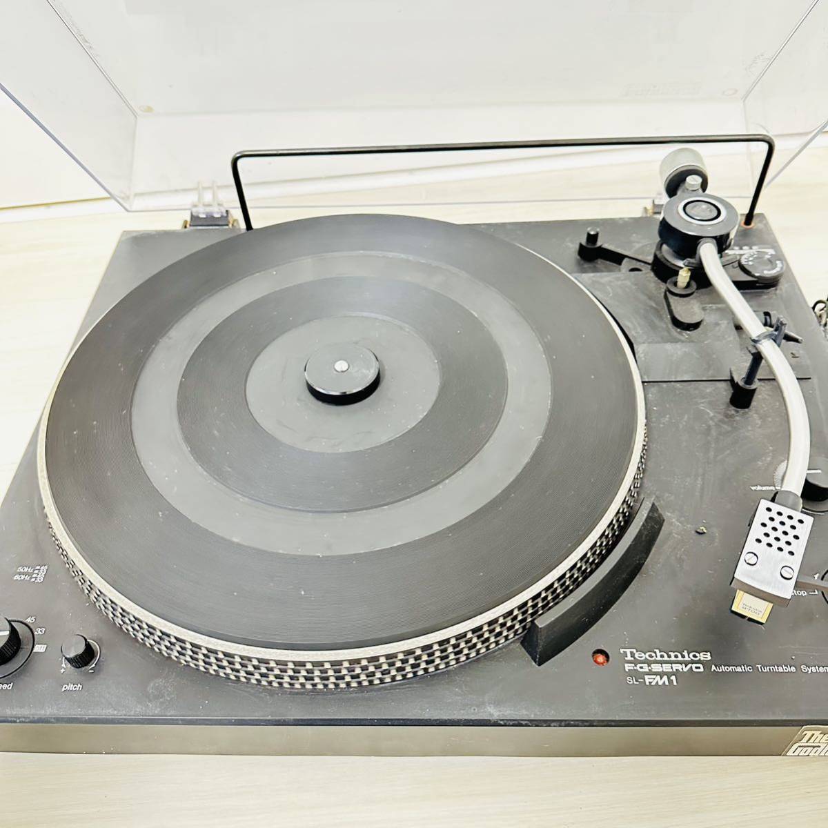 Technics テクニクスSL-FM1 ターンテーブル レコードプレーヤー 通電確認のみ 現状品_2