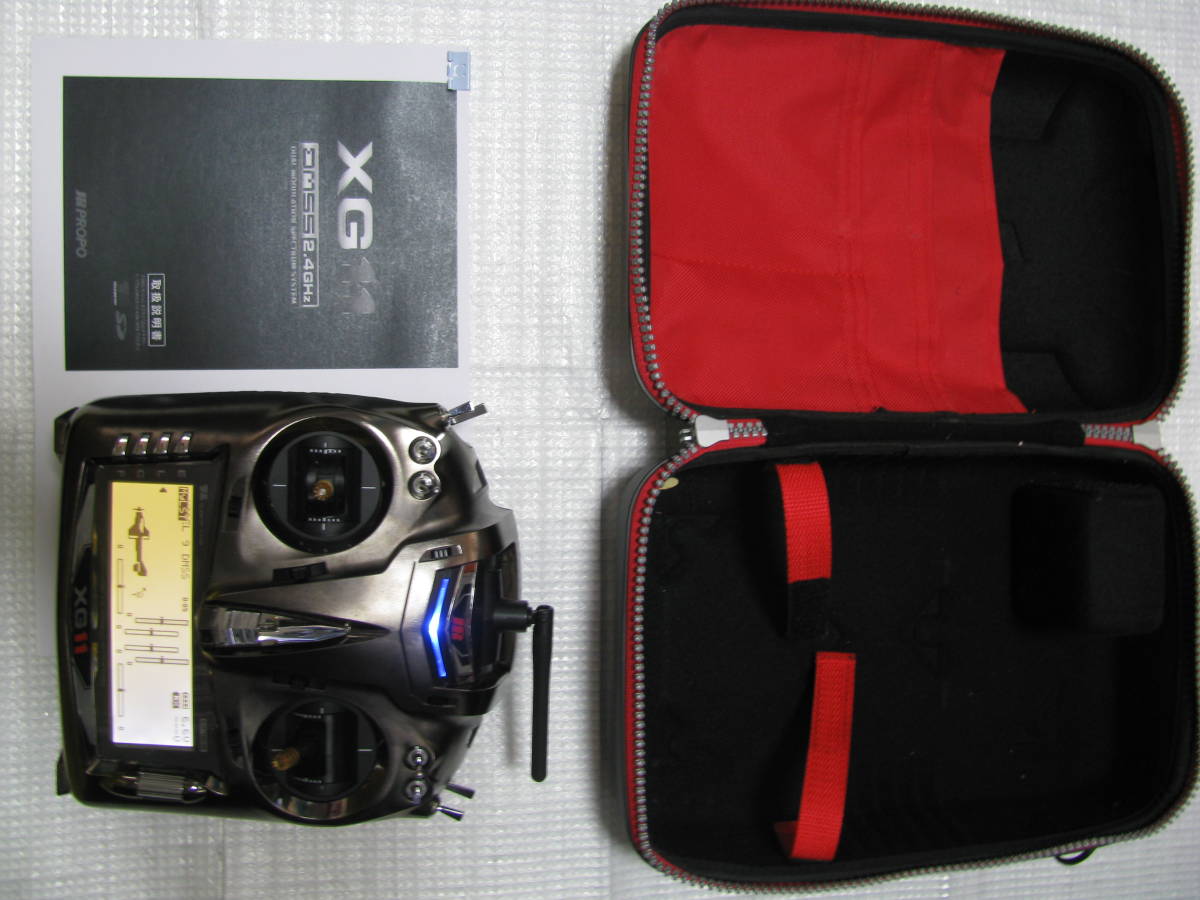 JR PROPOの送信機： XG11（2.4GHz）（DMSS方式） JR PROPO XG11 ヘリ