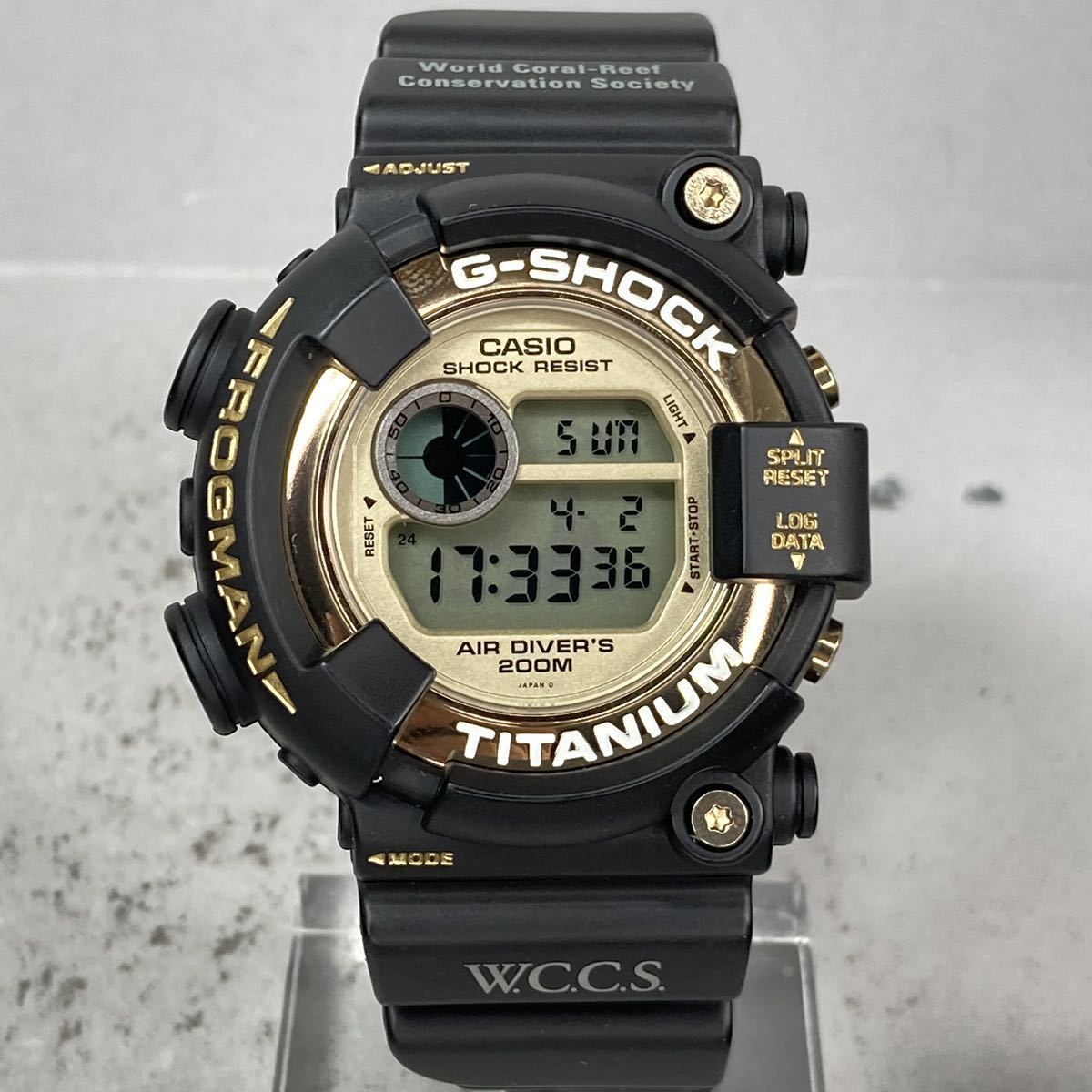 未使用同様 極美品G-SHOCK DW-8201WC-9T FROGMAN フロッグマン WCCS
