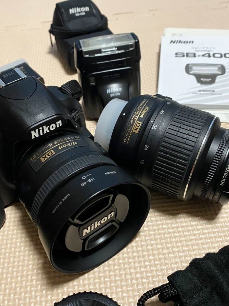 ニコン デジタル一眼レフカメラD3100 レンズ2本他 Nikon D3100