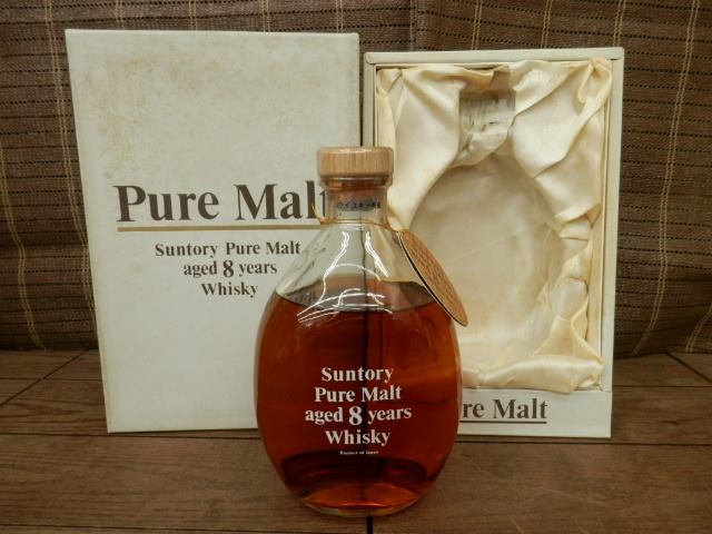 ☆未開栓 SUNTORY PURE MALT/サントリーピュアモルトウイスキー8年