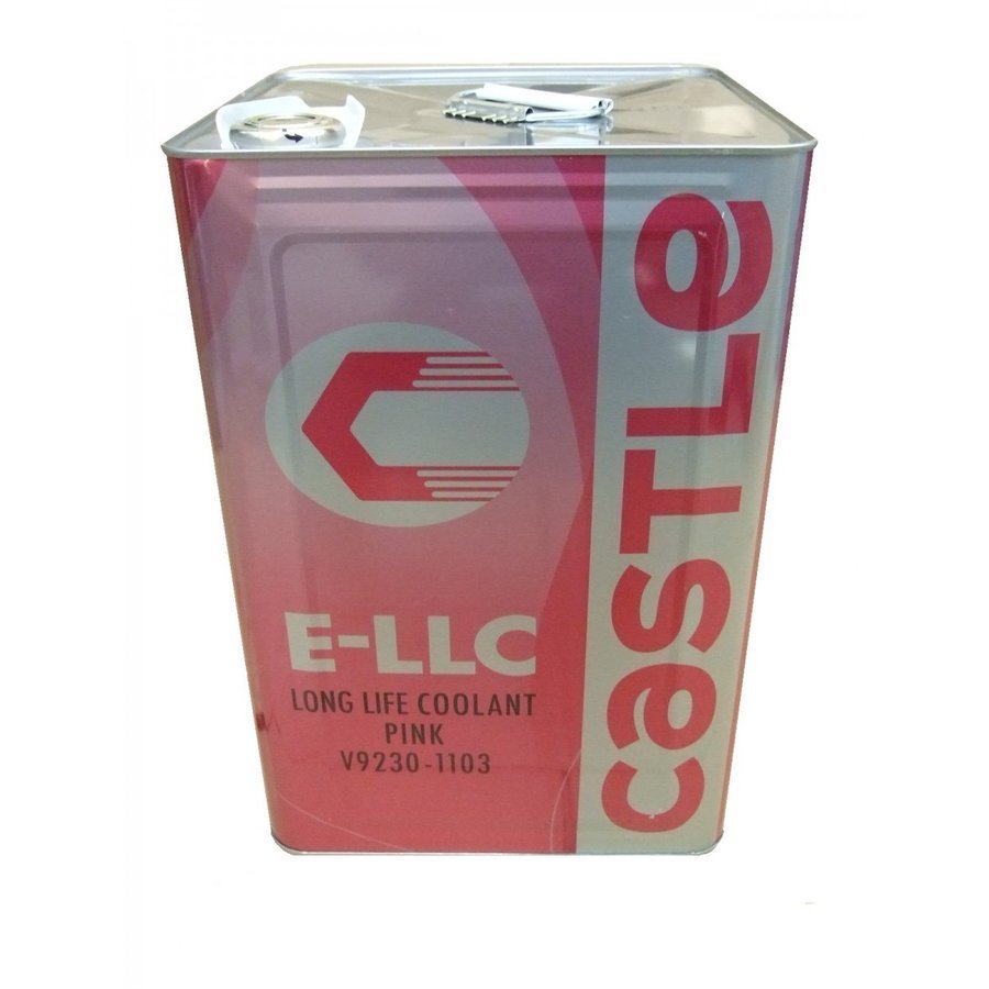 送料込み￥10300　　キャッスル Ｅ－ＬＬＣ ロングライフクーラント １８Ｌ ピンク 　税込み
