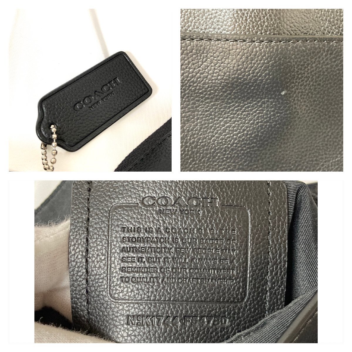 ◎COACH コーチ 斜め掛け ショルダーバッグ K1744-F54780 レザー 