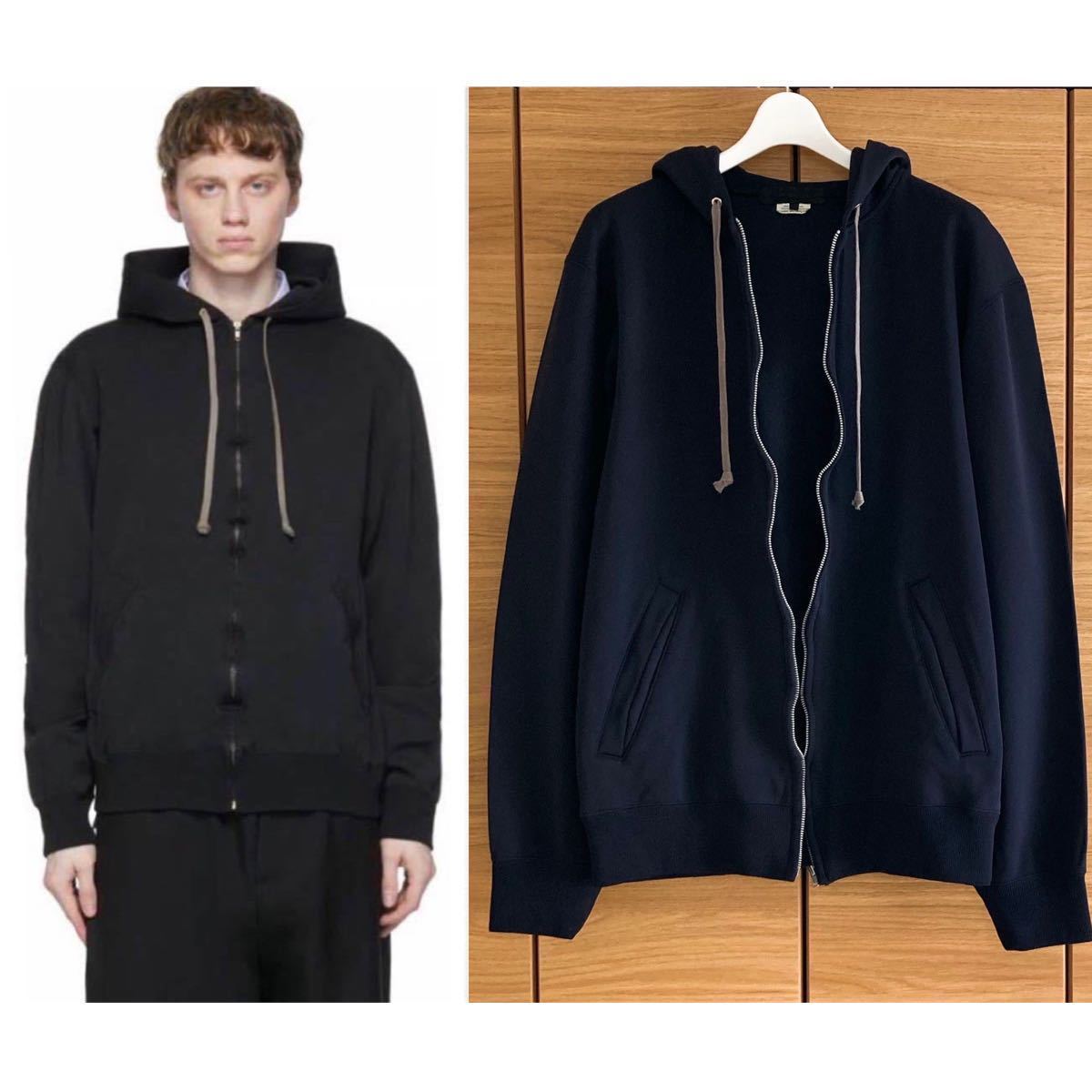 COMME des GARCONS HOMME DEUX 21SS ポリ縮絨 パーカー M コムデギャルソン オム ドゥ CDG PLUS SHIRT BLACK PLAY eye JUNYA WATANABE MAN