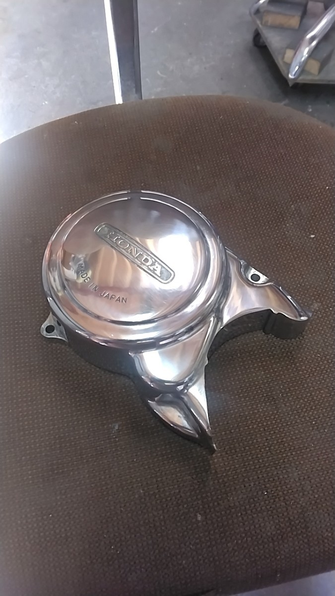 希少！6VCDIジェネレーターカバー ワイド用に加工！ホンダ純正 5，5j モンキー ダックス シャリー ジークラフト 12vエンジン搭載車 旧ロゴ!