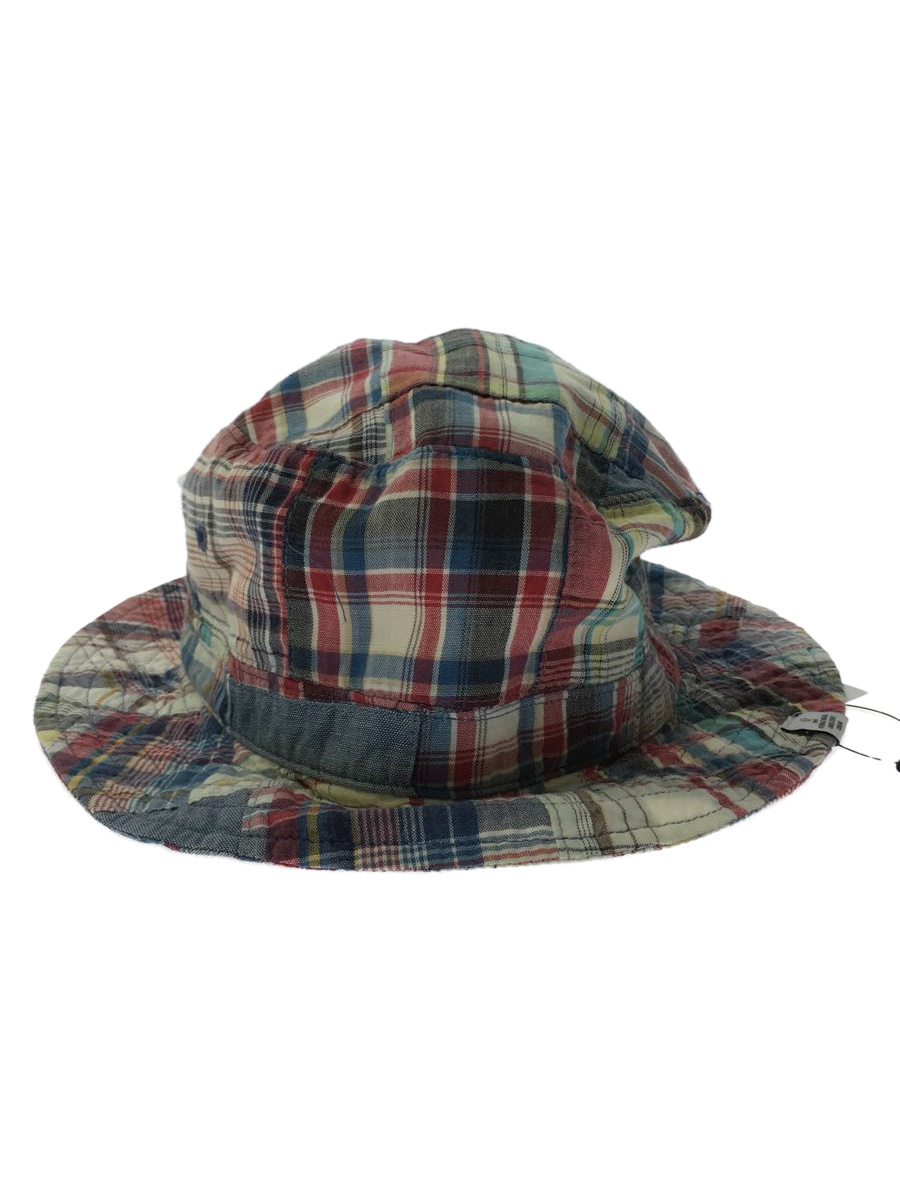 visvim◇バケットハット/-/コットン/マルチカラー/チェック/メンズ