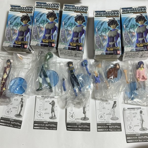 内袋未開封】機動戦士ガンダム00/PORTRAITS/コンプリート/全5種類/食玩 