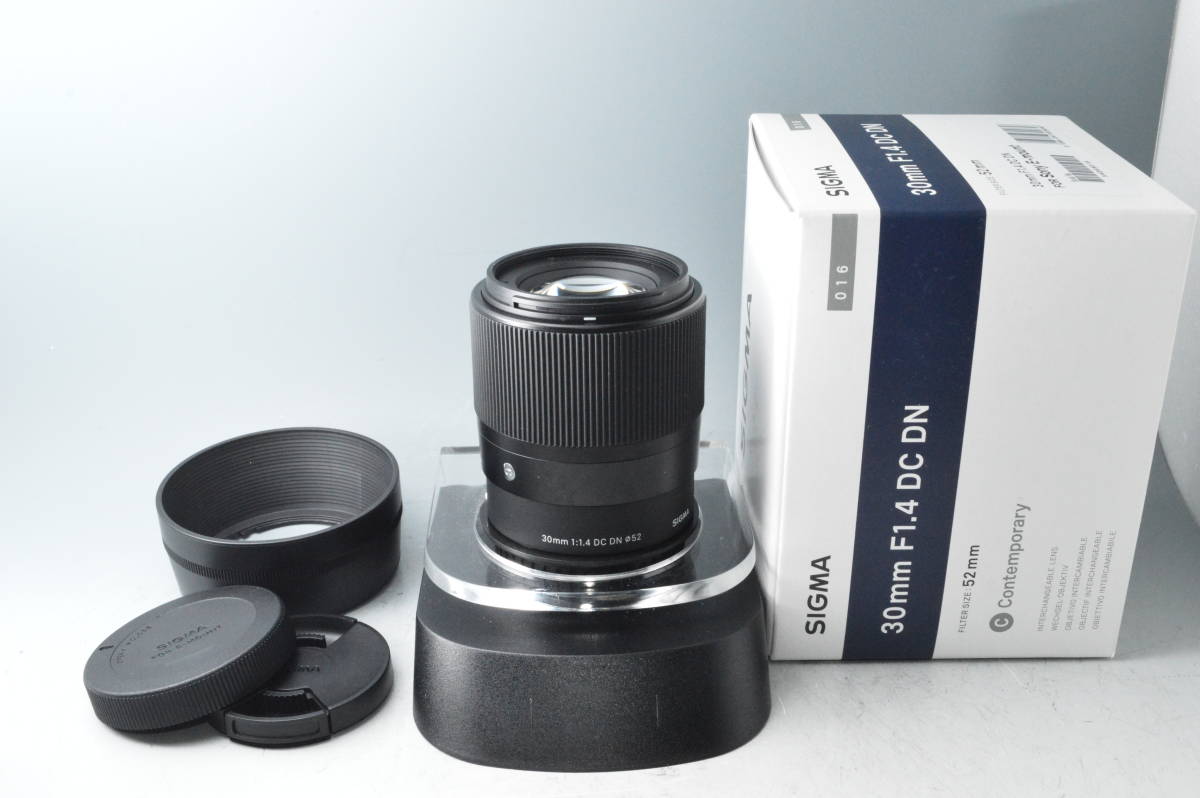 #9583【外観美品】 SIGMA シグマ Contemporary 30mm F1.4 DC DN (ソニーE/APS-C用)