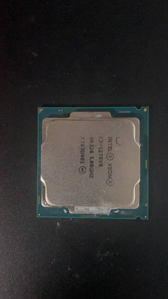 Intel XEON E3-1270 V6 LGA 1151 I7-7700相当 中古分解品 BIOS起動確認 社内管理番号D38