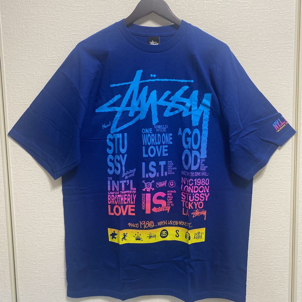 ○中古○ stussy authentic gear Tシャツ 胸ポケット ステューシー XL