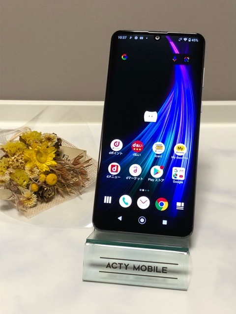 特価☆ AQUOS zero2 SH-01M アストロブラック 8GB/256GB ドコモ SIMロック解除済 スマホ本体 バッテリー良好表示品 送料無料！ A4311